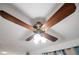 Ceiling fan with lighting providing comfort and style to any living space at 1244 Spinnaker Dr, Lakeland, FL 33805