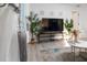 Close up of living area featuring sheer curtains and upscale furnishings in a naturally lit area at 1244 Spinnaker Dr, Lakeland, FL 33805