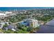 An aerial view of this coastal community near a river with scenic views at 145 N Halifax Ave # 601, Daytona Beach, FL 32118