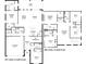 Detailed floor plan showcasing the layout of the home's first and second levels, including rooms and dimensions at 6090 Broad Oak Dr, Davenport, FL 33837