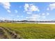 Lush green space and covered seating area in a Primary-planned community at 19307 Banfield Pl, Orlando, FL 32827