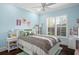 Comfortable bedroom with lots of natural light and neutral decor at 9224 Bentley Park Cir, Orlando, FL 32819