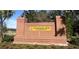 Brick community entrance sign for Fountain View of Ormond Beach at 1507 Fountain View St, Ormond Beach, FL 32174
