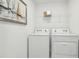 Practical laundry room with white appliances for efficient chores at 1507 Fountain View St, Ormond Beach, FL 32174