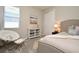 Cozy bedroom with plush carpeting, ample natural light, and stylish decor at 17667 Saw Palmetto, Clermont, FL 34714