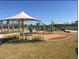 Fun community playground with shade, slide, and green climbing features at 17667 Saw Palmetto, Clermont, FL 34714