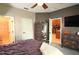 This bedroom features a walk-in closet and ensuite bathroom at 1862 Great Falls Way, Orlando, FL 32824