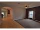 Inviting living room with modern ceiling fan and neutral decor at 1862 Great Falls Way, Orlando, FL 32824