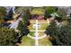 Aerial view of a playground, with shaded picnic spots and walking paths, perfect for Gathering fun at 1862 Great Falls Way, Orlando, FL 32824