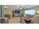Spacious living room with tile floors, comfortable seating, and lots of natural light at 209 Georgetowne Blvd, Daytona Beach, FL 32119