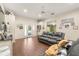 Comfortable living room with hardwood floors, lots of decor and furniture at 37 Spring Ln, Haines City, FL 33844