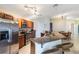 Bright kitchen with granite countertops, stainless steel appliances and hardwood cabinets at 442 Jessamine Dr, Davenport, FL 33837
