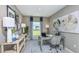 Cozy home office space with a desk, chair, and shelving, perfect for remote work at 7359 Capstone Dr, Groveland, FL 34736