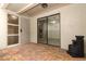 Cozy porch featuring a modern fountain, offering a seamless transition between indoor and outdoor living at 7536 Fenwick Cove Ln, Orlando, FL 32819
