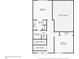 Second floor plan featuring bedrooms, bathrooms, and closets at 7536 Fenwick Cove Ln, Orlando, FL 32819