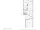 First floor plan featuring the kitchen, living room, dining room, garage, and breakfast nook at 7536 Fenwick Cove Ln, Orlando, FL 32819