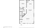 Layout of floor one including a living room, kitchen, dining room, bath, and bedroom at 9228 Cardinal Meadow Trl, Orlando, FL 32827