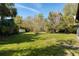Expansive backyard offering abundant green space and mature trees at 1321 Medinah Ct, Winter Park, FL 32792