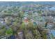 Birds eye view of a home surrounded by trees and foliage in a neighborhood setting at 1730 Country Terrace Ln, Apopka, FL 32703