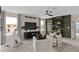 Cozy living room with modern decor, comfortable seating, and playful accents at 1959 Branched Oak Rd, St Cloud, FL 34771