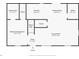 Layout of the first floor, including bedroom, bathroom, kitchen, dining room, and living room at 2504 Helen Ave, Orlando, FL 32804