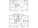 Floor plan featuring the layouts of the first and second floors of the home at 2504 Helen Ave, Orlando, FL 32804