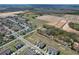 Panoramic aerial showcasing a community of modern townhomes, emphasizing the blend of residential and natural beauty at 421 Sedgewick Dr, Davenport, FL 33837