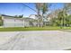 Expansive home exterior featuring a white picket fence, well manicured lawn, and comfortable front porch at 599 Glendevon Dr, New Smyrna Beach, FL 32168