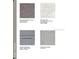 Selection of interior materials featuring carpet, tile, shaker cabinets, and granite countertops at 7392 Capstone Dr, Groveland, FL 34736