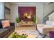 Cozy living area with contemporary decor and entertainment center at 8962 Sugar Palm Rd, Kissimmee, FL 34747