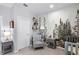 The neutral Bedroom featuring a detailed woodland mural and matching furniture set at 10699 Petrillo Way, Winter Garden, FL 34787