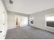 Carpeted bedroom featuring neutral walls, natural light and a walk-in closet at 2015 Sloans Outlook Dr, Groveland, FL 34736