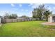 Large grassy backyard enclosed by a wooden fence providing privacy and security for outdoor enjoyment at 2260 Danforth Ave, Deltona, FL 32738