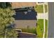 An aerial view of the roof, landscaping, and proximity to nearby streets at 2902 Egrets Landing Dr, Lake Mary, FL 32746