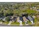 Aerial view of a neighborhood showcasing well-maintained homes and mature trees at 2902 Egrets Landing Dr, Lake Mary, FL 32746