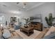 Comfortable living room featuring a dining area, furniture and a beautiful color palette at 1121 Avery Meadows Way, Deland, FL 32724