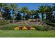 Stone entrance with landscaping and sign welcomes you to the Riverdale community at 1392 Zeek Ridge St, Clermont, FL 34715