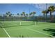 Well-maintained tennis courts with netting and fencing, perfect for recreational play within the community at 1392 Zeek Ridge St, Clermont, FL 34715