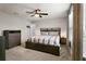 Comfortable main bedroom with ceiling fan and bright light at 14146 Lanikai Beach Dr, Orlando, FL 32827