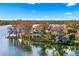 Scenic waterfront estate surrounded by lush greenery and mature trees, offering privacy and tranquility at 2118 Lake Dr, Winter Park, FL 32789