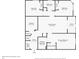 Detailed floor plan showcasing the layout with labeled rooms and dimensions at 2304 Silver Palm Dr # 103, Kissimmee, FL 34747