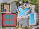 Aerial shot showcasing community amenities: playgrounds, pools, tennis courts and more at 2442 Heritage Green Ave, Davenport, FL 33837