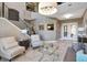 Inviting living room with staircase and open floor plan, bathed in natural light at 2442 Heritage Green Ave, Davenport, FL 33837