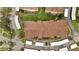 Aerial view showcases the well-organized parking and landscaping at 3301 Whitestone Cir # 204, Kissimmee, FL 34741
