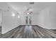 Living room with vinyl flooring and a ceiling fan at 3301 Whitestone Cir # 204, Kissimmee, FL 34741