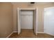 Spacious bedroom closet with double doors and wire rack shelving at 385 Eron Way # 45, Winter Garden, FL 34787