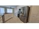 Bright kitchen with stainless steel appliances and granite countertops at 4151 Forest Island Dr, Orlando, FL 32826