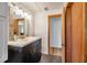 Updated bathroom featuring stylish mirror, contemporary vanity, and modern fixtures at 651 W Lake Brantley Rd, Altamonte Springs, FL 32714