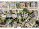 An overhead view of a single-story home in a suburban neighborhood at 1183 Feather Dr, Deltona, FL 32725