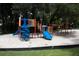 Fun playground area with slides, jungle gym, and swing set for  at 136 Raintree Dr, Longwood, FL 32779